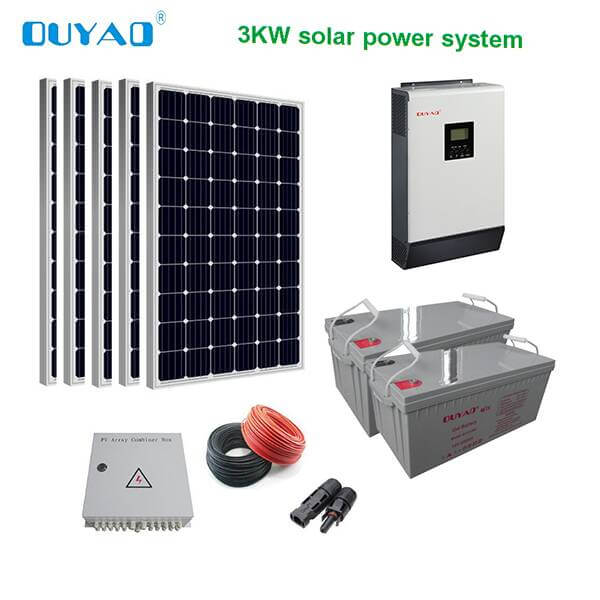 3KW off grid solar power system